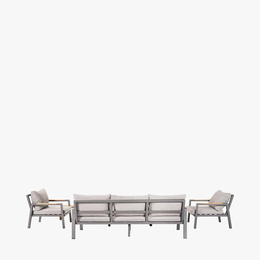 Stockholm Anthracite Outdoor Seating Set