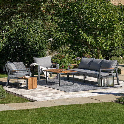 Stockholm Anthracite Outdoor Seating Set