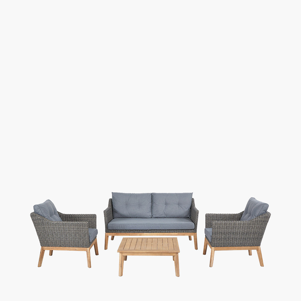 Larissa Kubu Grey Outdoor Seating Set