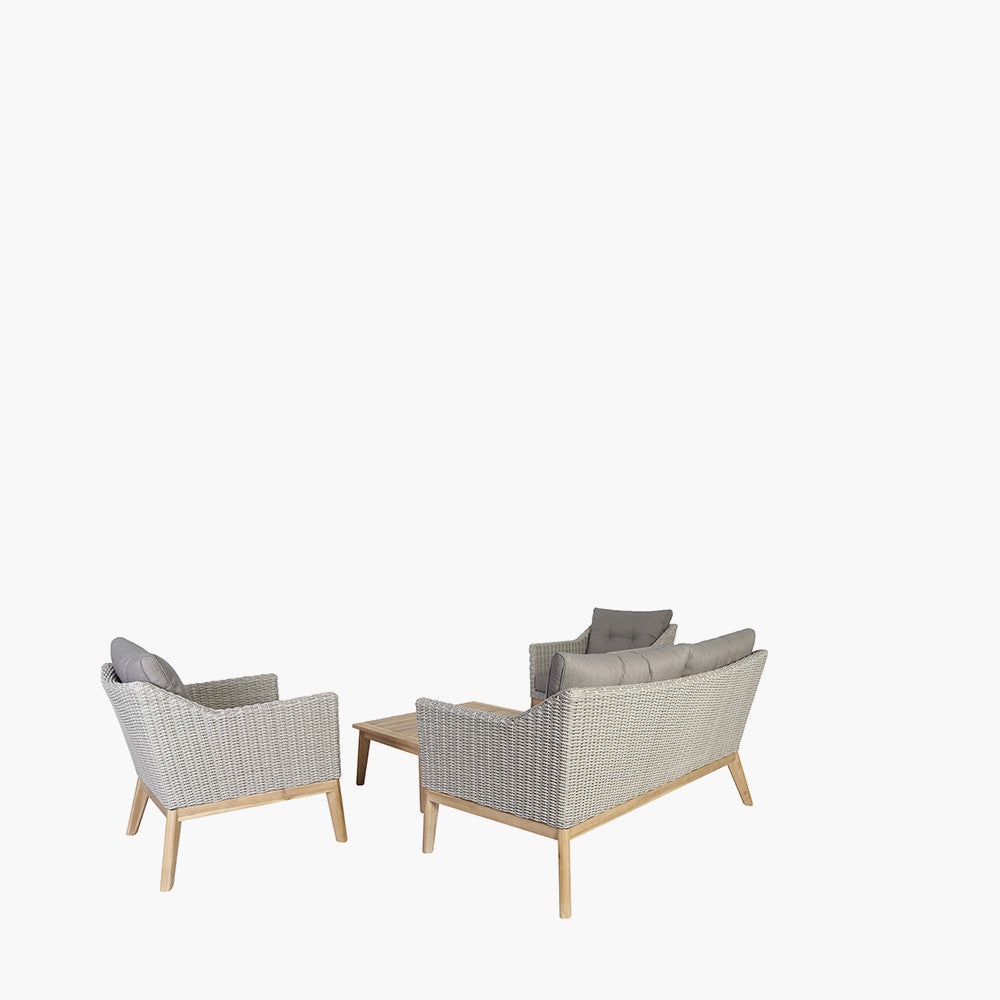 Larissa Light Kubu Grey Outdoor Seating Set