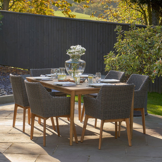 Larissa Kubu Grey Outdoor Dining Set