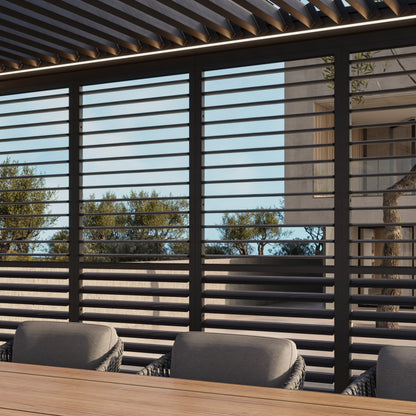 Luxe Pergola Louvered Side Panels