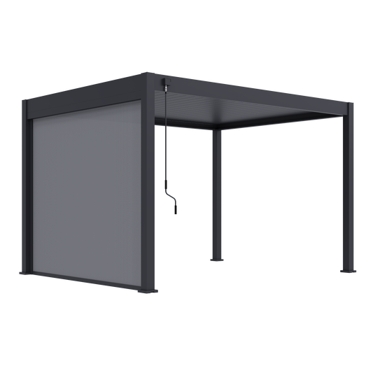 retractable privacy blind pergola 3m in size 